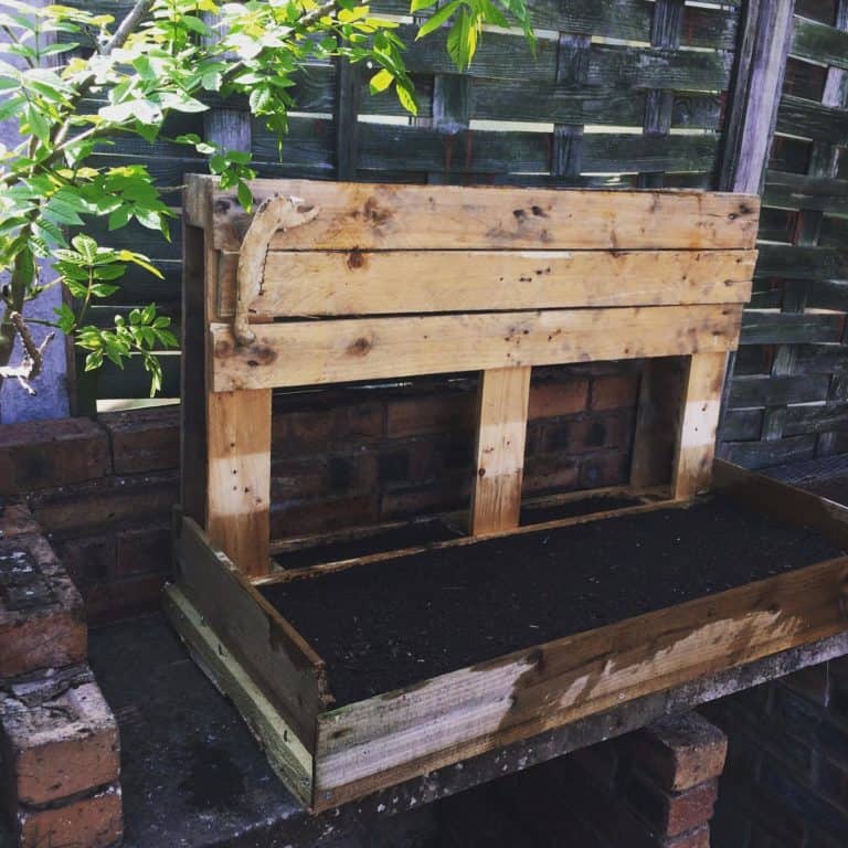 Wooden planter