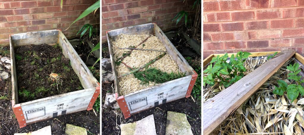 Backyard Farmer Potato setup