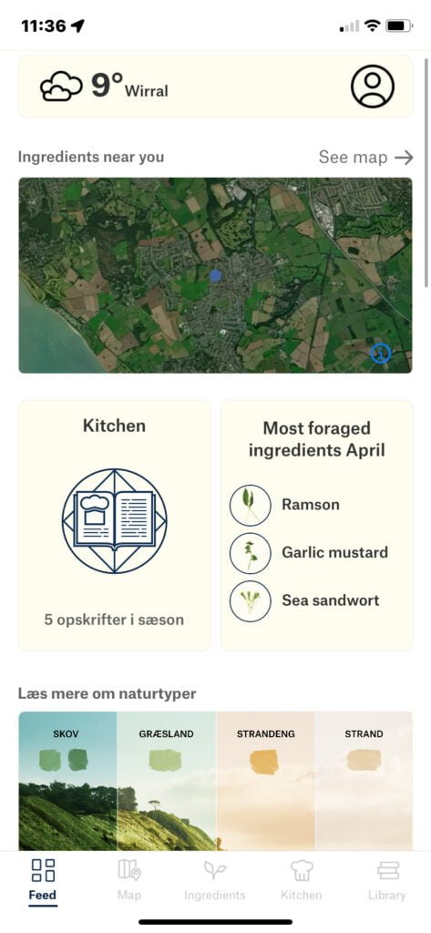 foraging app