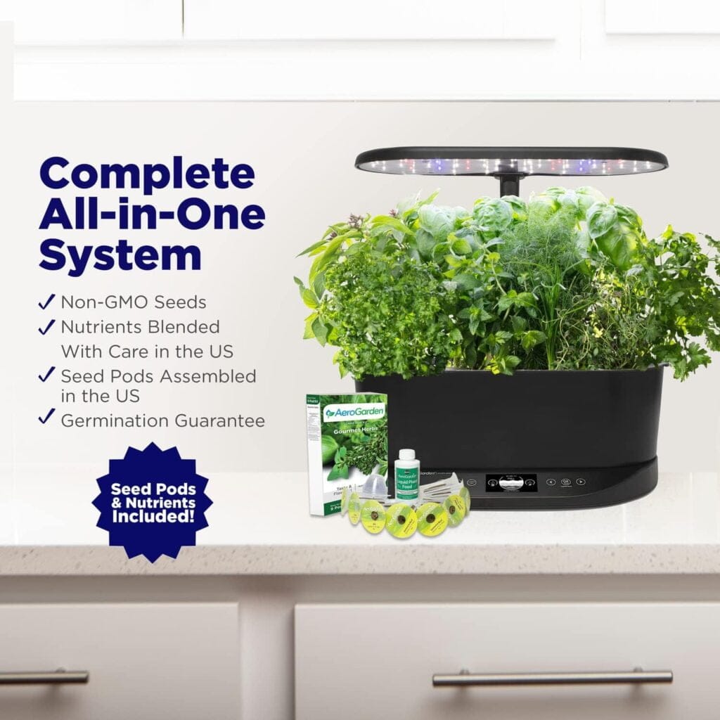 AeroGarden Bounty Basic Indoor Gardening System