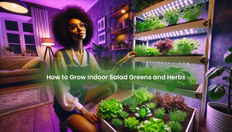 How to Grow Indoor Salad Greens and Herbs