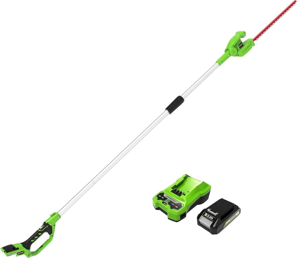 Greenworks G40PSH 40V Cordless Pole Hedge Trimmer