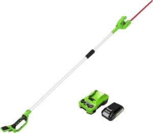 Greenworks G40PSH 40V Cordless Pole Hedge Trimmer