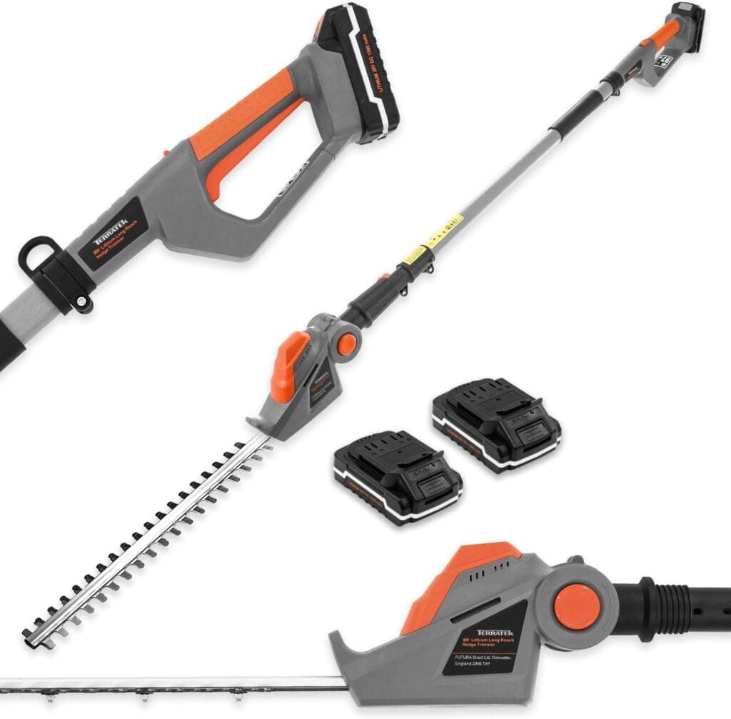 Terratek pole hedge trimmer