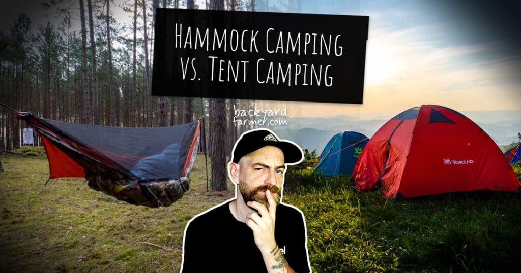 hammock tent vs camping