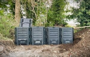 Large Garden Compost Bin top