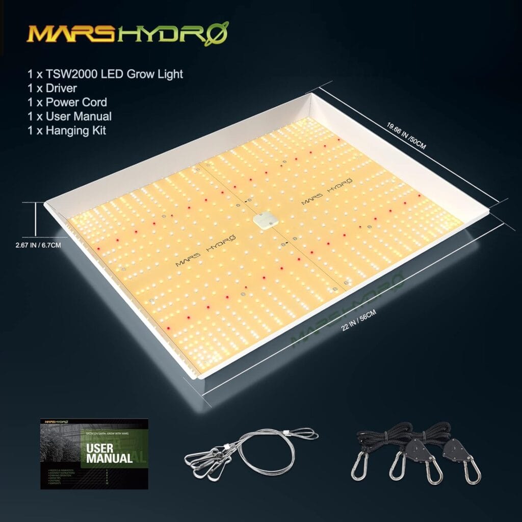 MARS HYDRO Newest TSW 2000 LED Package