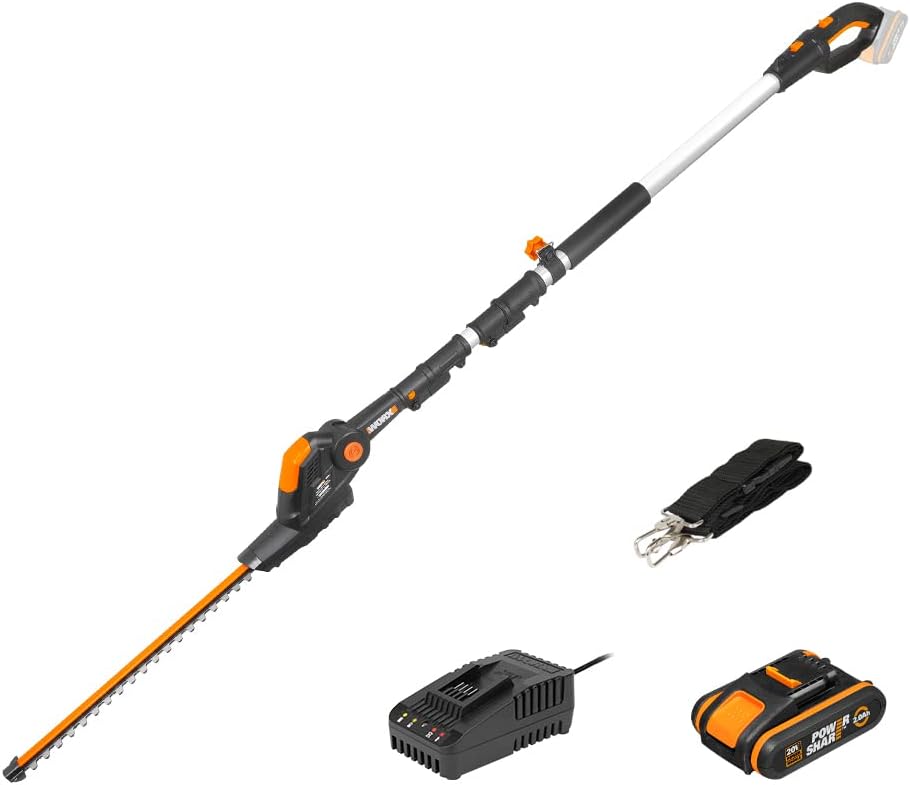 WORX WG252E 20V Cordless Pole Hedge Trimmer