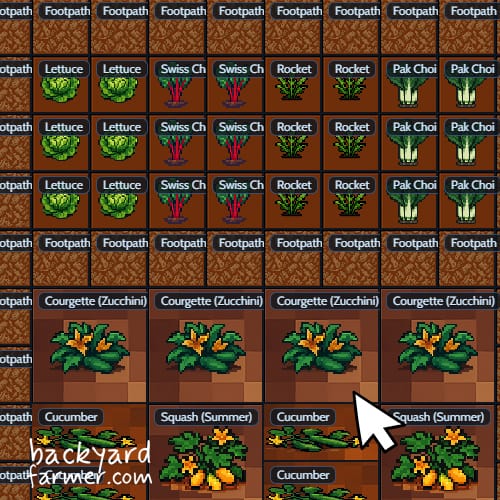 plan of an allotment layout