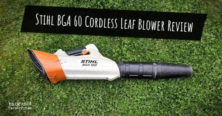 Stihl BGA 60 Cordless Leaf Blower Review