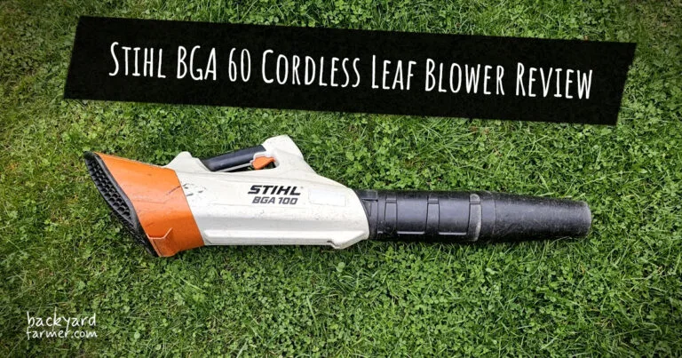 Stihl BGA 60 Cordless Leaf Blower Review