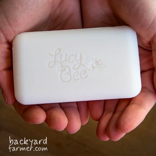 lucy bee fragrance free soap