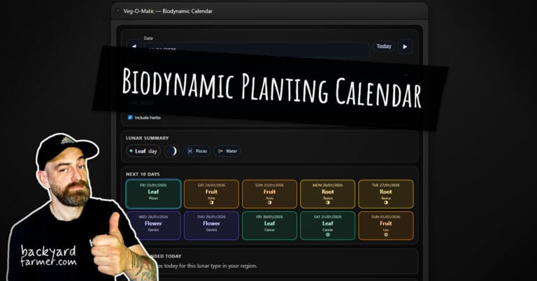Biodynamic Planting Calendar