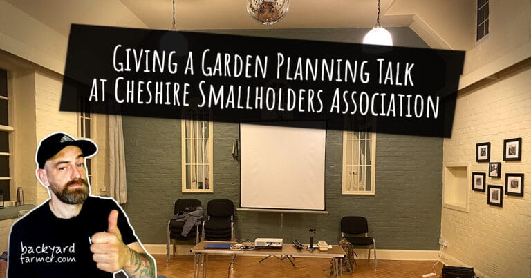 Giving a Garden Planning Talk at Cheshire Smallholders Association