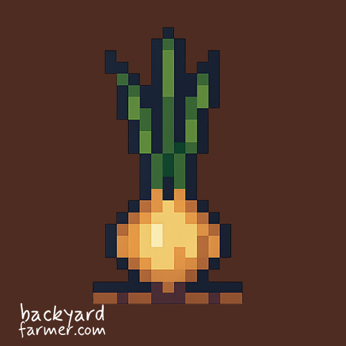 onion icon from the BYF allotment planner