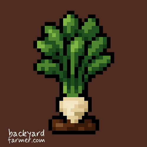 Parsnip icon in the free allotment planner